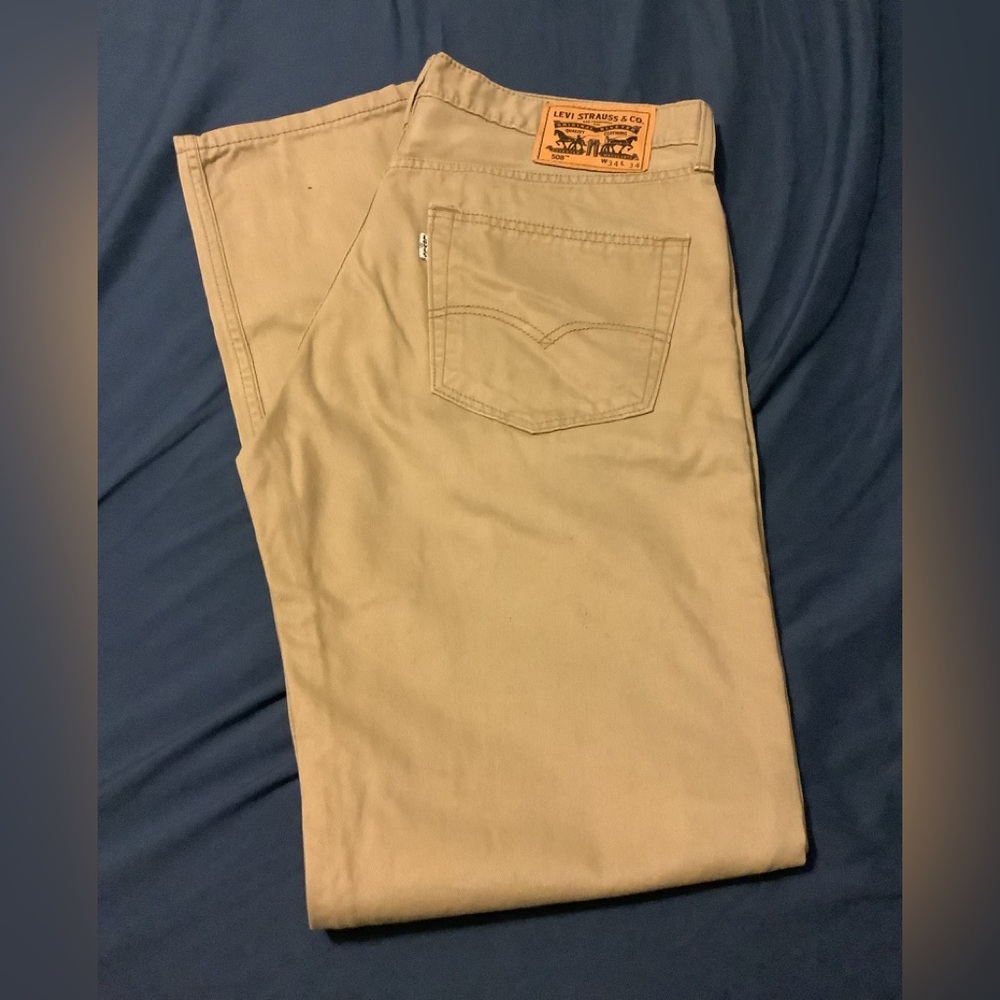 Levi’s 508 Tapered Jeans, Tan - Picture 1 of 6